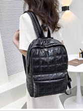 Metallic Quilted Puffer Backpack - Assorted Colors