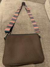 Small Neoprene Crossbody with Strap - Assorted Solid Colors