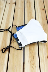 AMERICAN FLAG FASHION FACE MASK WITH FILTER POCKET