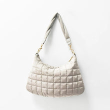 Nylon Quilted Puffer Shoulder Bag - Assorted Colors