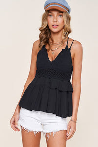 LaMiel Ballet Bralette Top - Black, White or Mustard