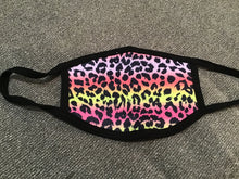 Pink Mix Ombré leopard adult Facemask