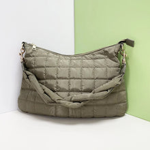 Nylon Quilted Puffer Shoulder Bag - Assorted Colors