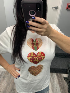 Love is in the air graphic tee