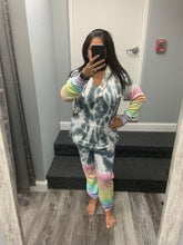 Ocean Drive Firework Tie-dye Burnout Pullover Hoodie