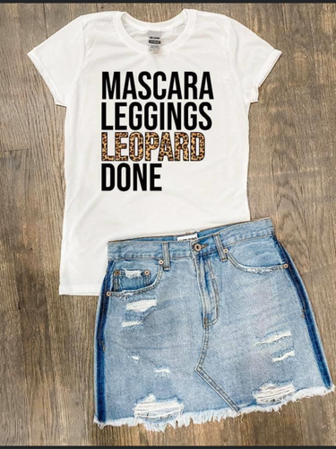 Mascara Leopard Leggings Tee. Clearance! Final sale! Was $26 now $12!
