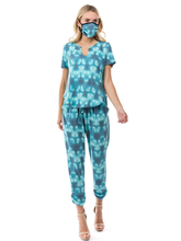 Ariella tiedye Top - Aqua. Clearance Final Sale!