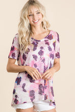 LEOPARD PRINT LOW GAUGE DEEP U-NECK TOP - ASSORTED COLORS
