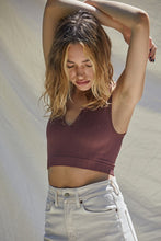 High Quality Seamless Square Neck Wide Shoulder Button Down Crop Tank - Assorted Colors