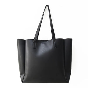 I Speak Fluid Italian Vegan Leather Tote - Black or Cream