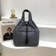 Quilted Nylon Puffer Backpack