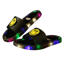 Boys and Girls Summer Slides With LED Smile Face Design  😃 - Assorted Colors