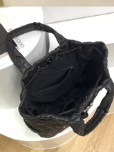 Quilted Nylon Puffer Backpack