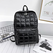 Metallic Quilted Puffer Backpack - Assorted Colors