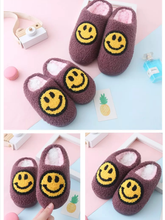 🙂 Women’s & Kids Smiley Face Slippers - Assorted Colors