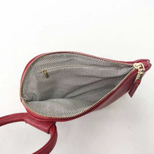 Vegan Leather Clutch - Red