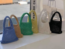 Handmade Summer Crochet Woven Mesh Bag