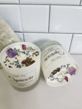 Capricorn Zodiac Crystal Soy Candle - Reiki Charged