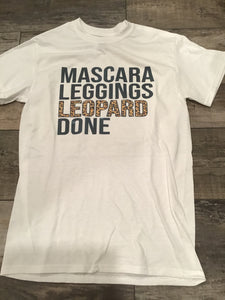 Mascara Leopard Leggings Tee. Clearance! Final sale! Was $26 now $12!