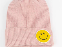 Smiley Face Beanie - Assorted Colors