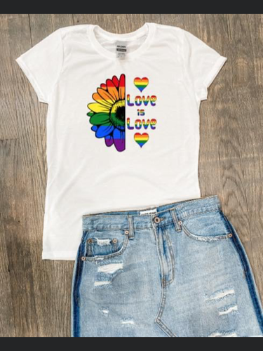 🌈  Love ❤️ Is ❤️ Love 🌈 T-Shirt