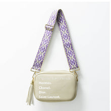 I Speak Fluid French Vegan Leather Crossbody Bag - Assorted Colors