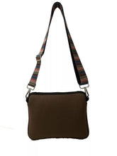 Small Neoprene Crossbody with Strap - Assorted Solid Colors