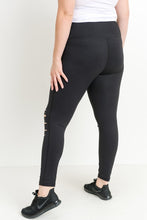 Mono B RED - Highwaist Shredded Knee Laser-Cut Leggings
