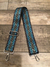 Abstract Adjustable Print Bag Straps - Silver or Gold Hardware