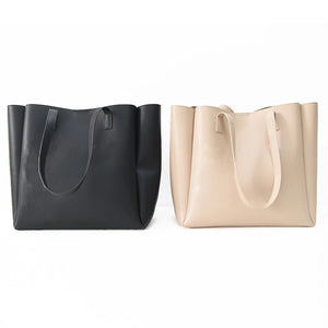 I Speak Fluid Italian Vegan Leather Tote - Black or Cream