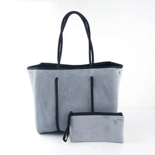 Velvet Soft Surface Neoprene Tote Bag - Assorted Colors