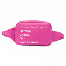 I Speak Fluent French Vegan Leather Fanny Waist Pack