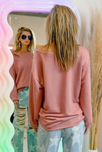 FRENCH TERRY WITH LASER CUT DETAILED SHIRT- ASSORTED COLORS