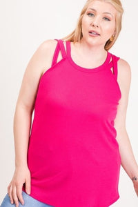 PLUS SLEEVELESS TANK TOP - MINT