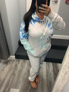 Ocean Drive Coastal Reef Tiedye Burnout Jogger