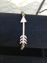 Arrow bling bracelet- Rose Gold