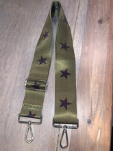 Olive Star 2” Adjustable Handbag Strap - Black or Neon Pink Stars