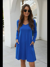 Swing Pocket Dress - Assorted Colors
