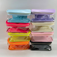 Waterproof Clear PVC Zipper Toiletry/ Cosmetic Bag