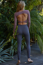 Knit High Quality Ribbed Seamless Long Sleeve Square Neck Back twisted detailed Crop Top - Assorted Colors