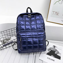 Metallic Quilted Puffer Backpack - Assorted Colors