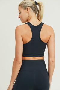 Rhinestone Star Sports Bra - Black. Clearance! Final Sale! Was $26 Now $12