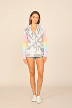 Ocean Drive Firework Tie-dye Burnout Pullover Hoodie